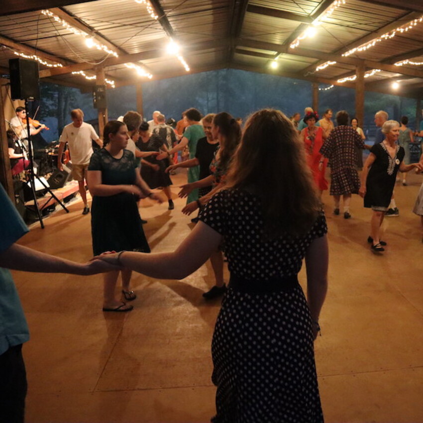 Northern Week barbeque and contra dance at the Ashokan Center Blue